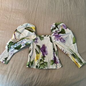 Puff sleeve Zara top